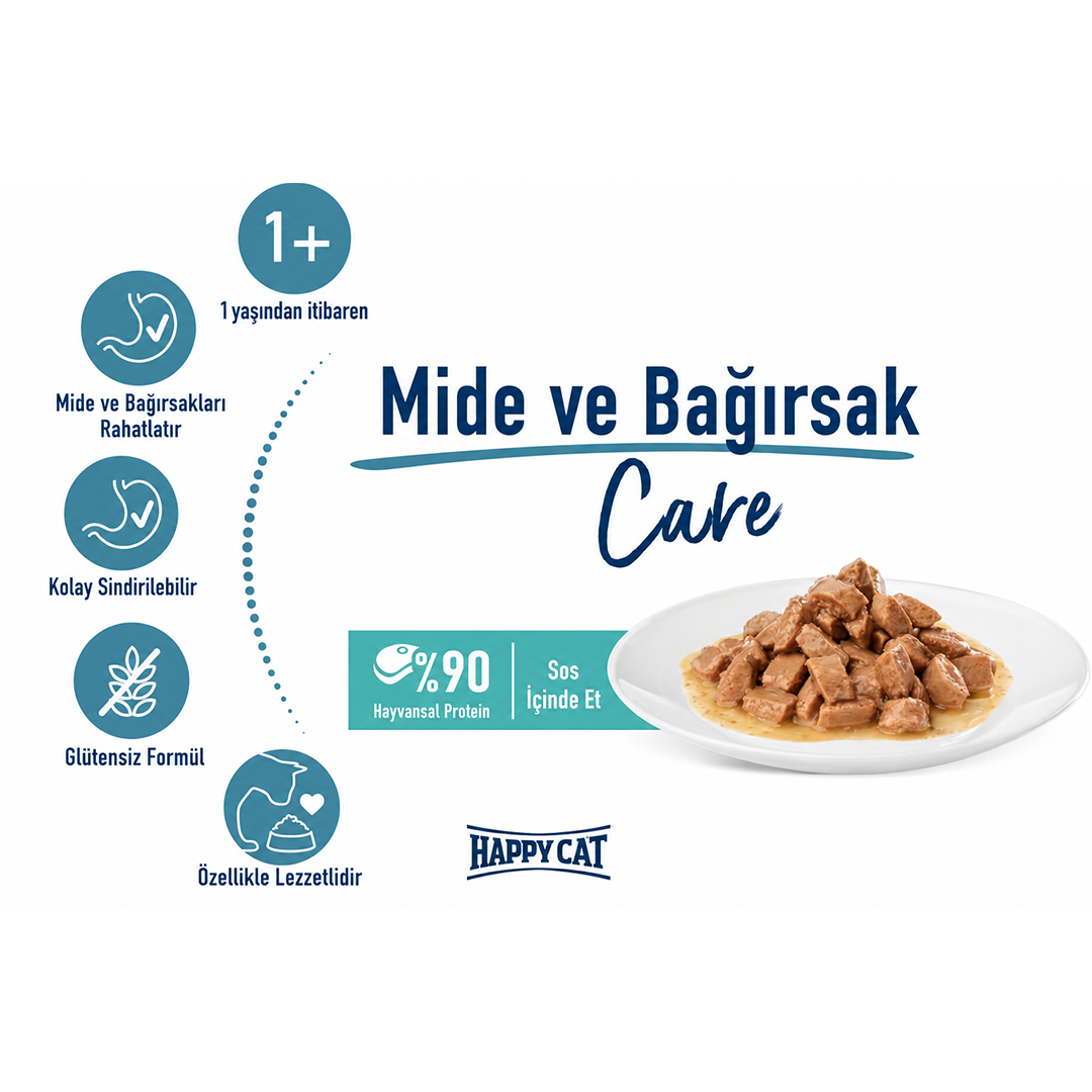 Happy Cat Care Meat in Sauce Stomach & Intestines