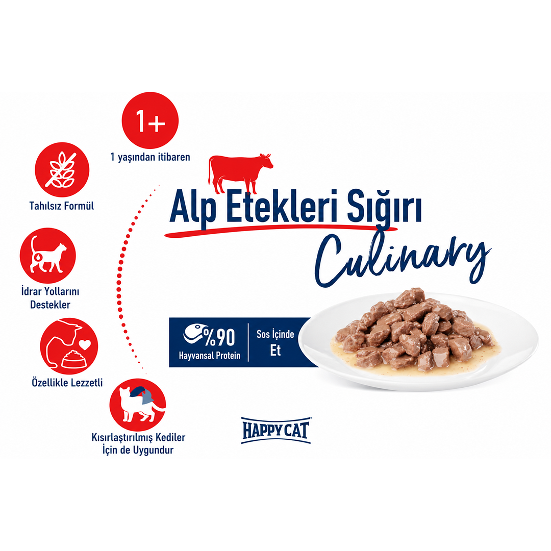 Happy Cat Culinary Meat in Sauce Bavarian Beef