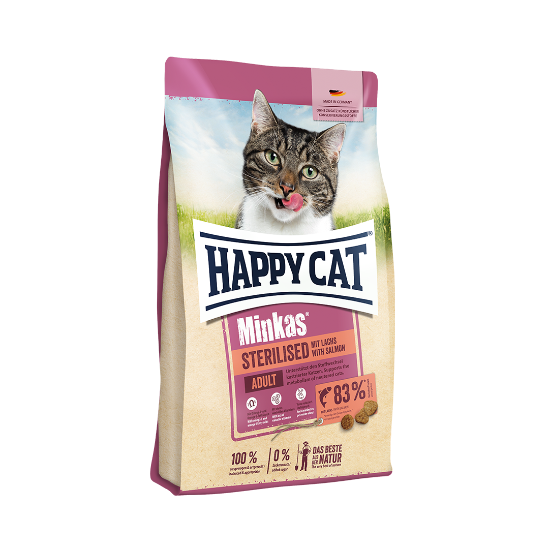 Happy Cat Minkas Sterilised Salmon
