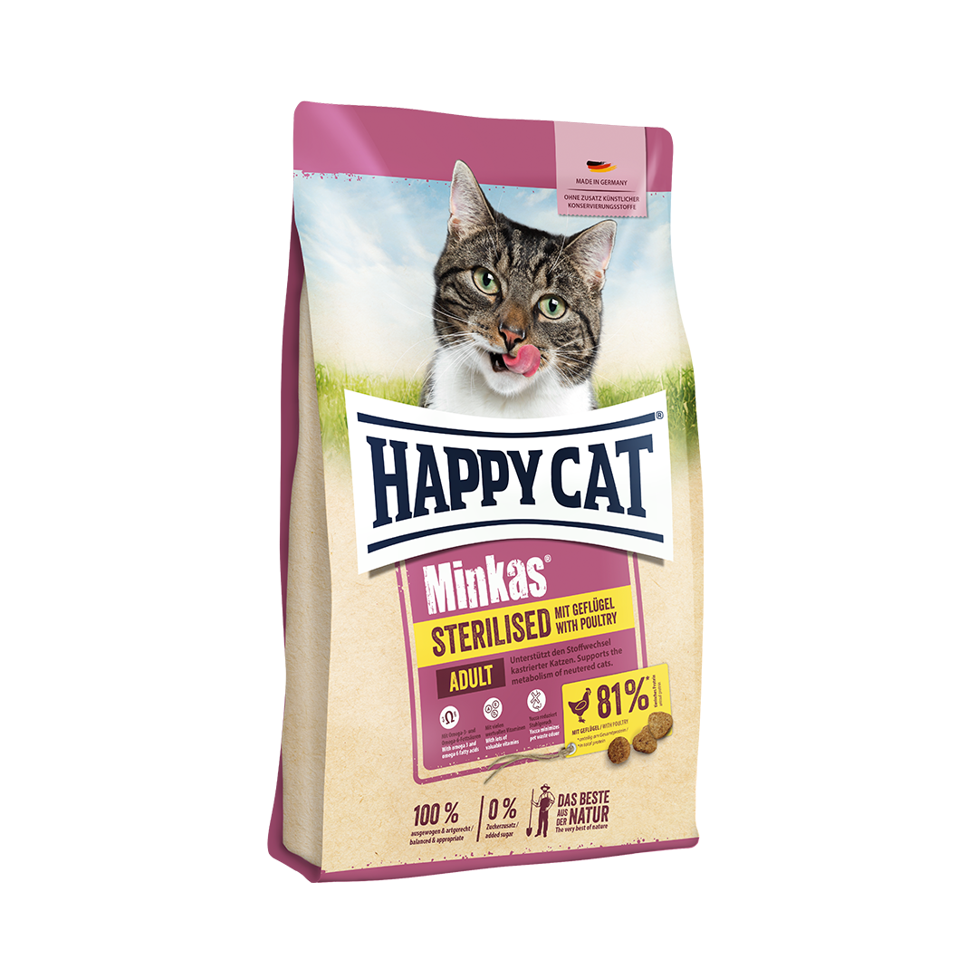 Happy Cat Minkas Sterilised Poultry
