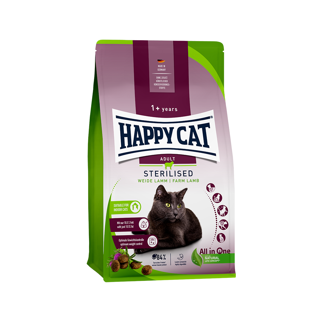 Happy Cat Sterilised Adult Farm Lamb
