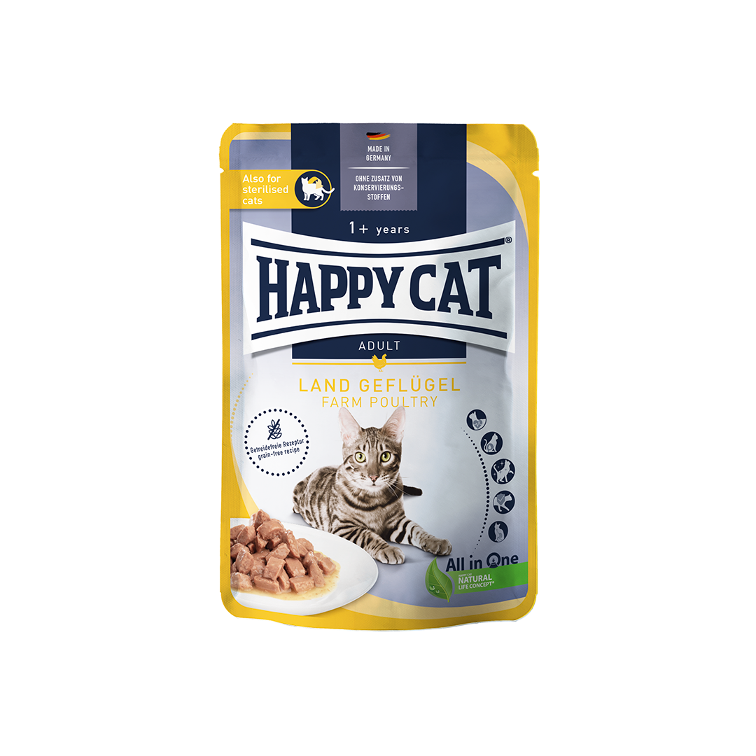 Happy Cat Culinary Meat in Sauce Farm Poultry